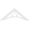 Ekena Millwork Pitch Stanford Architectural Grade PVC Gable Pediment, 60"W x 25"H x 1"P (10/12) GPP060X025X100STA - alternate 3